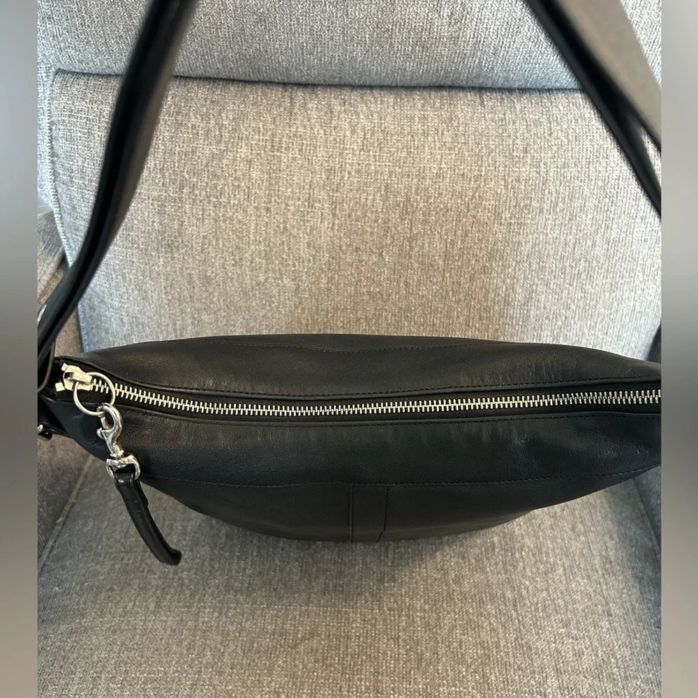 Coach Black Leather Slim Duffle 9188 Bag